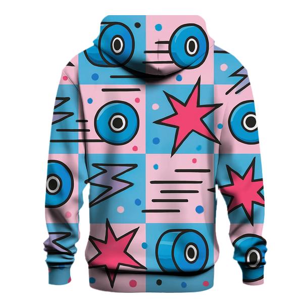 Roller Rink Starburst Tiles hoodie designs