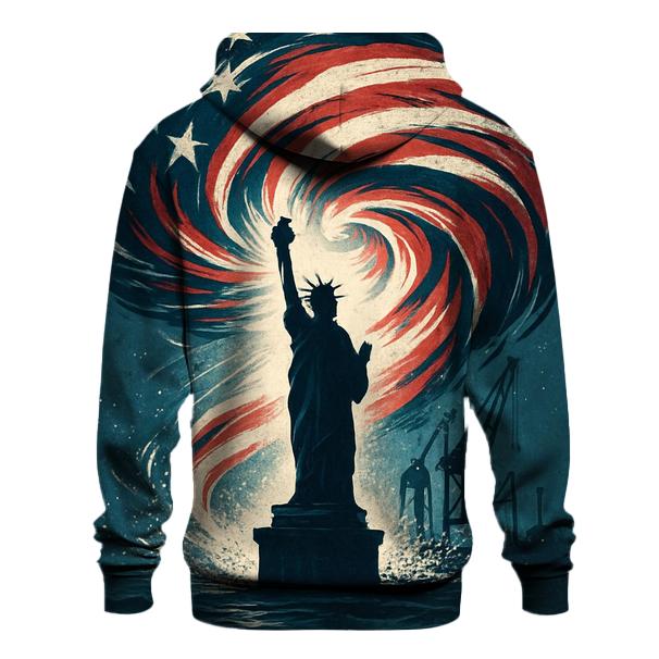 Liberty Tempest Over Steel Harbor printed hoodies