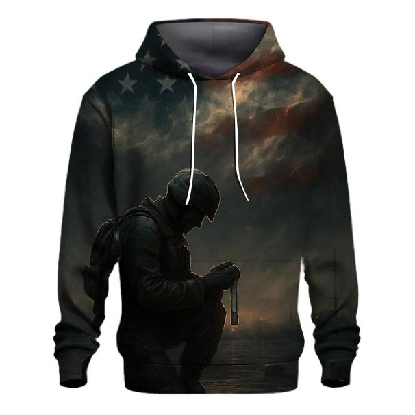 Harbor Vigil Under The Flag Sky lightweight hoodies