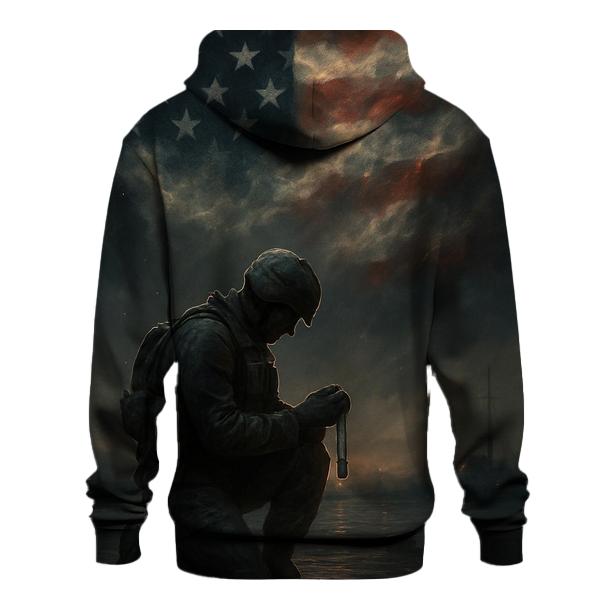 Harbor Vigil Under The Flag Sky lightweight hoodies