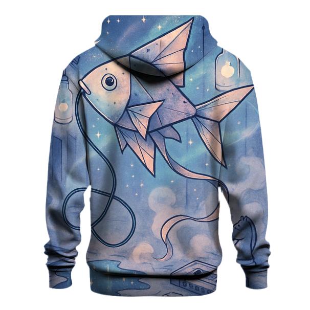 Kite Fish Of The Moonlit Back Alley zip-up hoodies