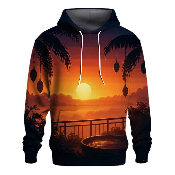 Sundown Over The Cloud Garden zip-up hoodies