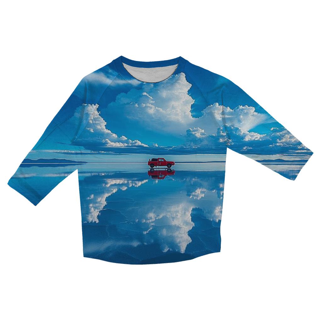Salar De Uyuni Salt Flats custom 3/4 sleeve shirts