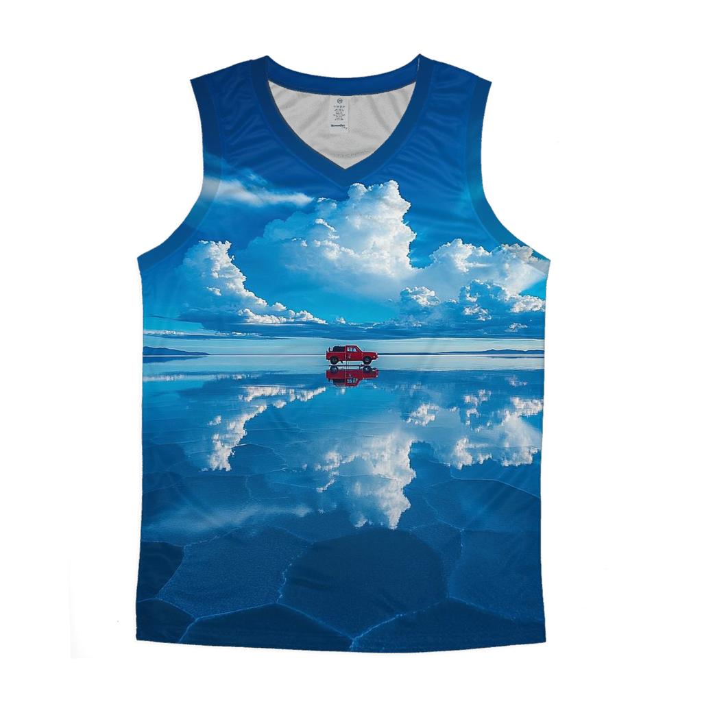 Salar De Uyuni Salt Flats cotton sleeveless tops
