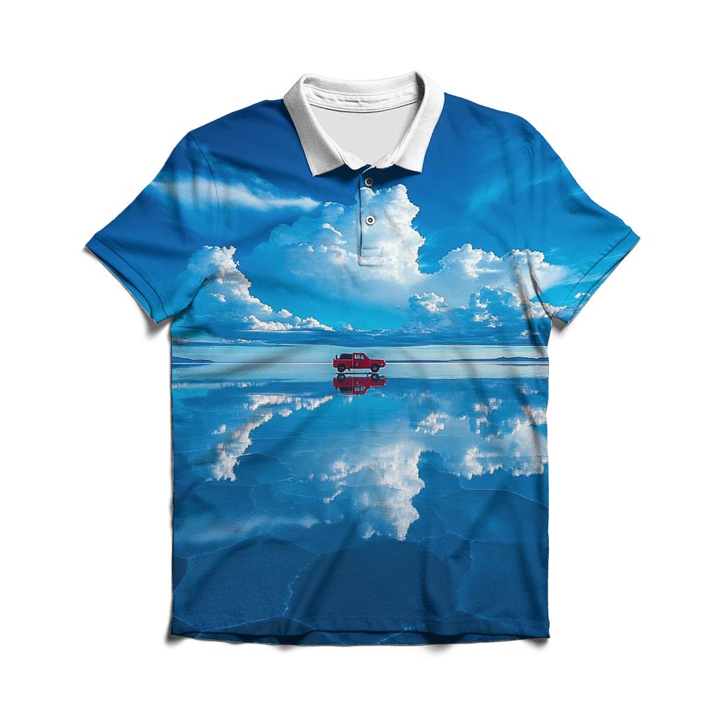 Salar De Uyuni Salt Flats personalized polo shirts