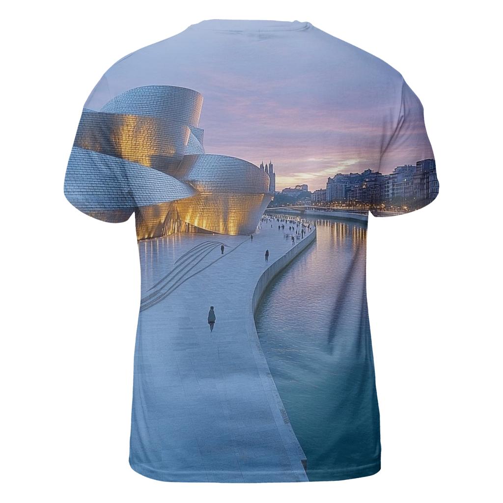 Guggenheim Museum custom all-over print shirts