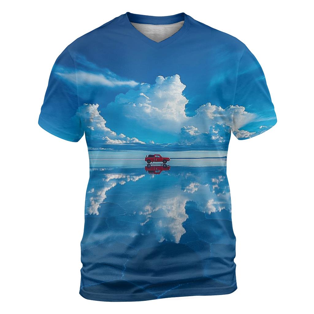Salar De Uyuni Salt Flats creative print fashion shirts