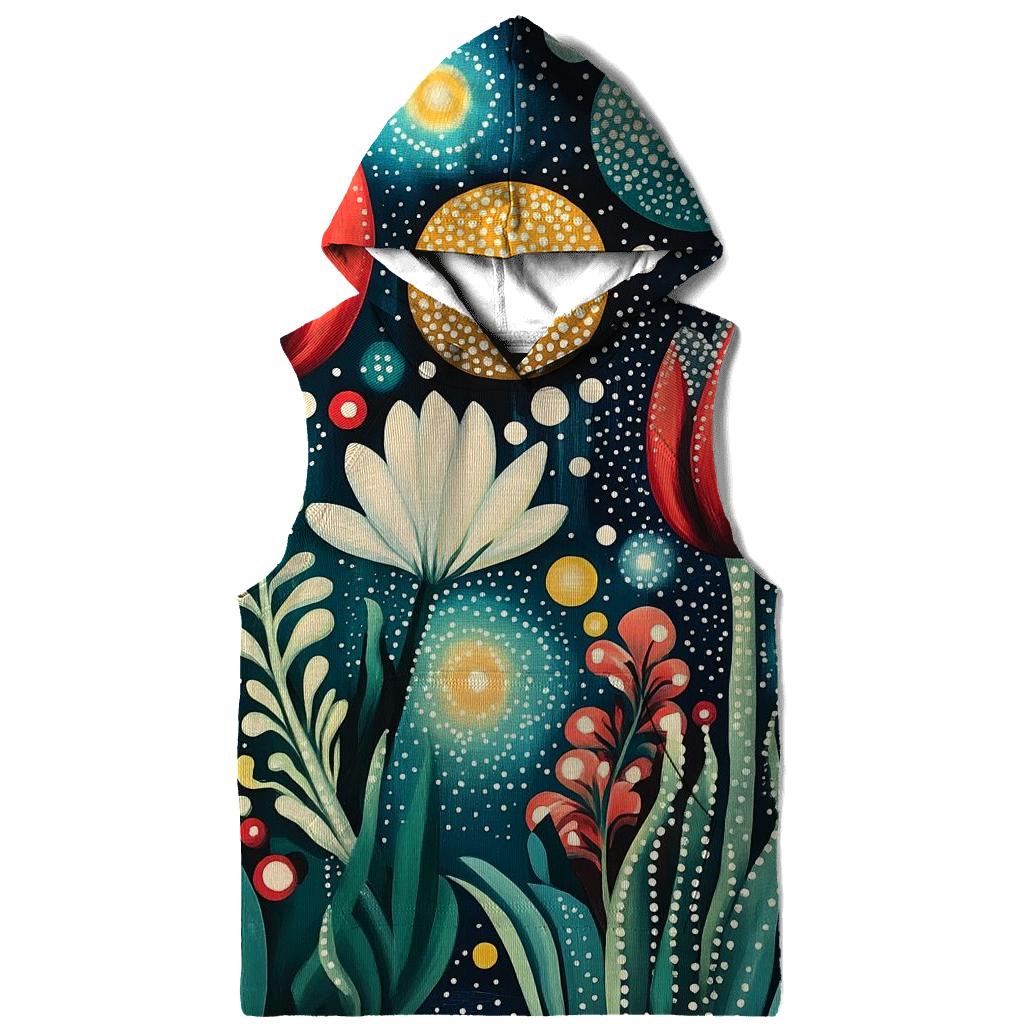 Yayoi Kusama Inspired Cosmic Garden Of Polka Dot Planets pullover hoodies
