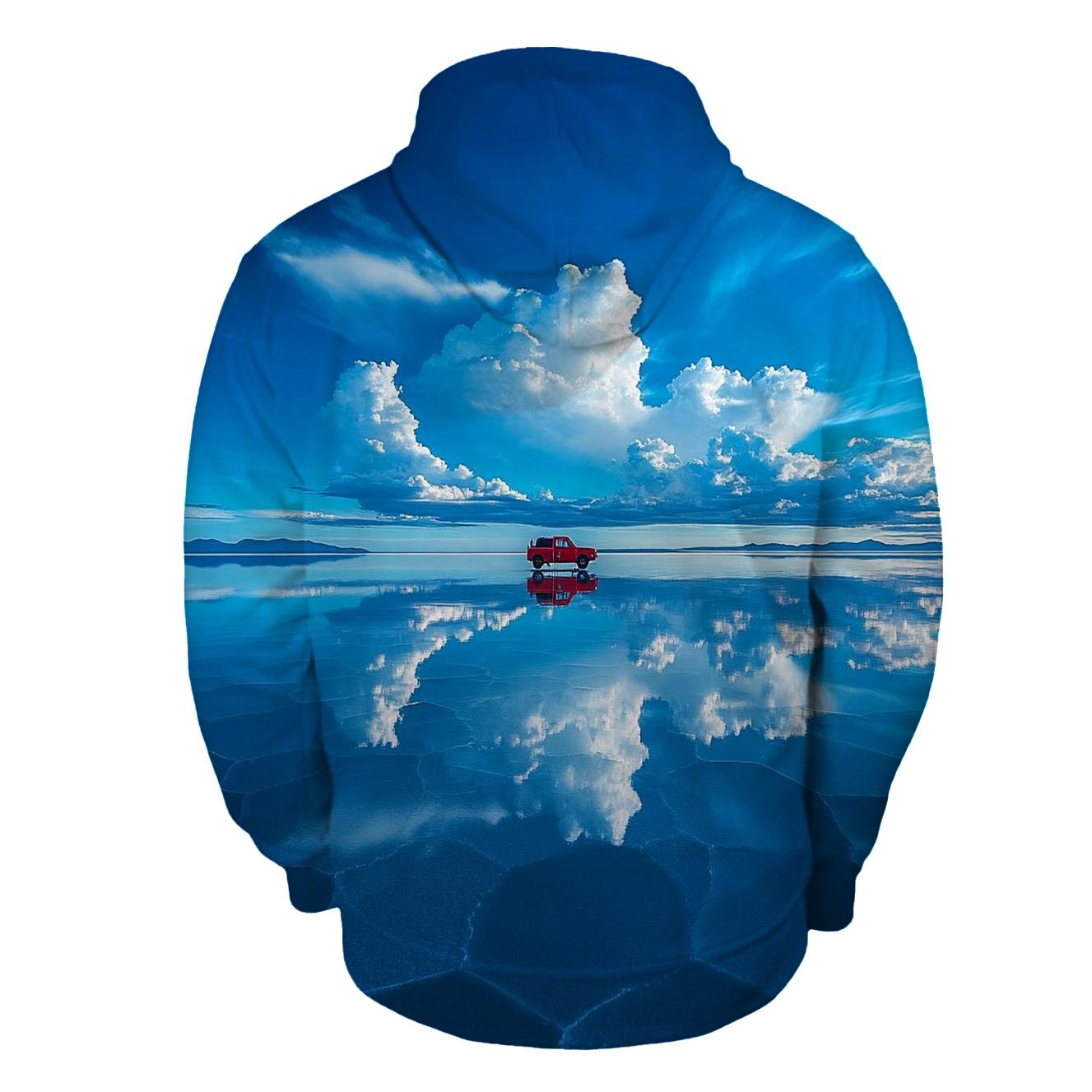 Salar De Uyuni Salt Flats premium hoodies