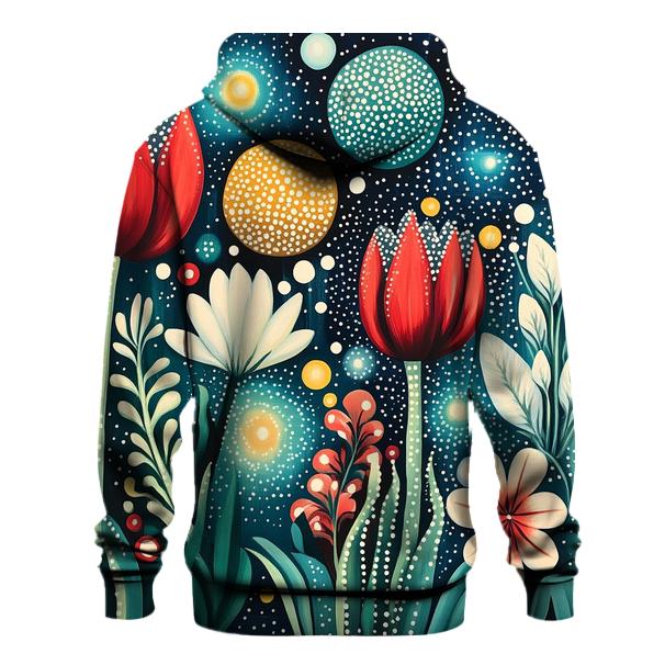 Yayoi Kusama Inspired Cosmic Garden Of Polka Dot Planets premium hoodies