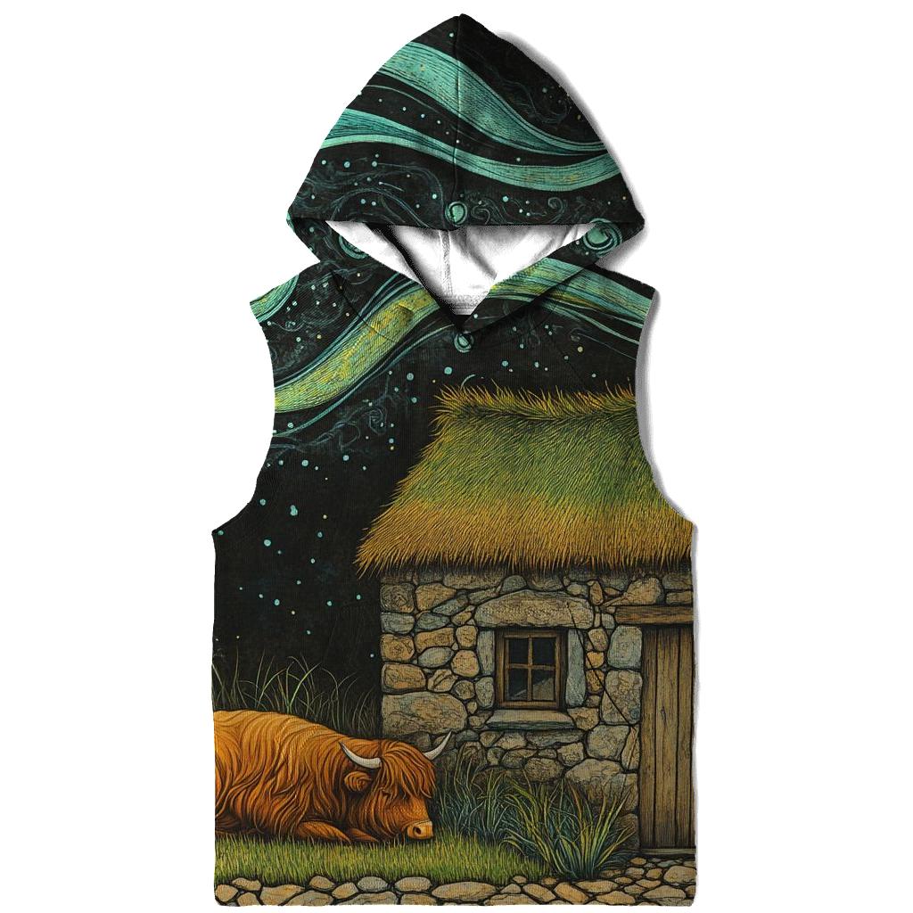 Solar Wind Over The Highland Cow Byre Roof hoodie trends