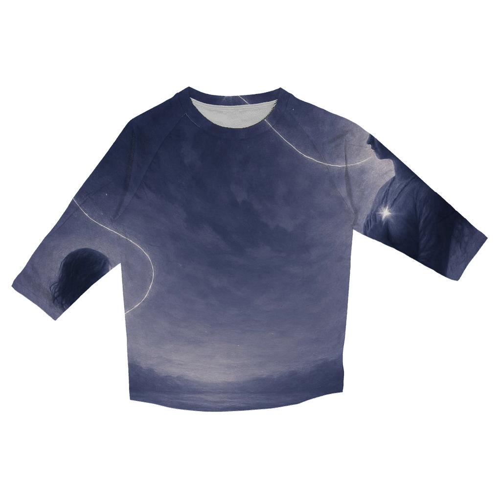 The Thread That Never Breaks printed three quarter sleeve shirts