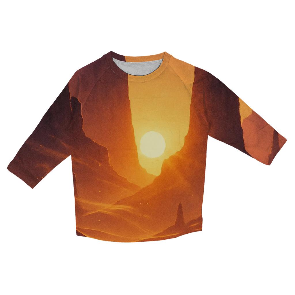 Emberwind Canyon Sundrop trendy 3/4 sleeve tops