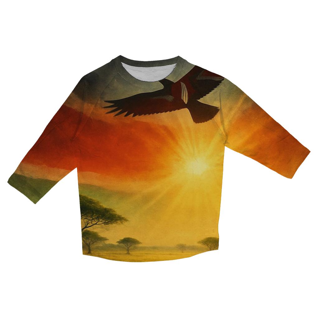 Savanna Crest Kenya casual three quarter sleeve shirts