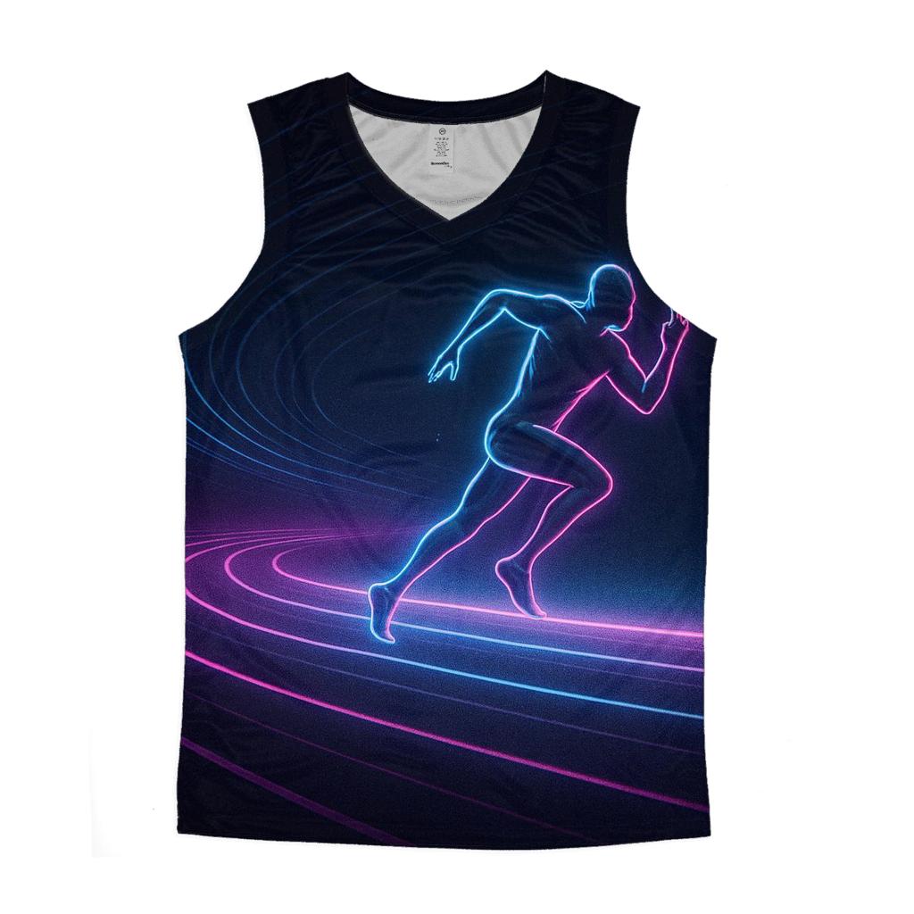Neon Sprint Velocity Track sports performance tank tops