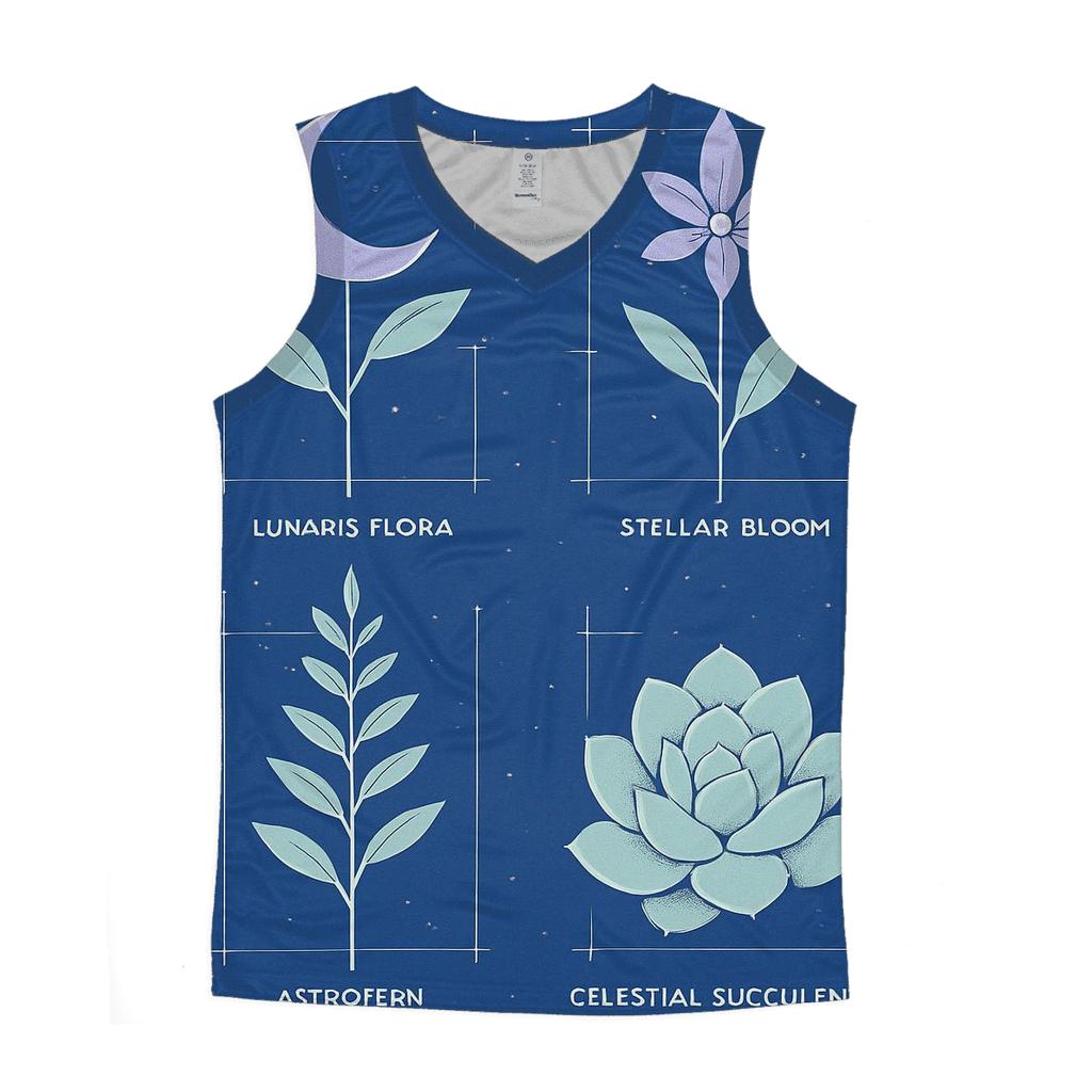 Astral Botany Blueprint casual summer tank tops