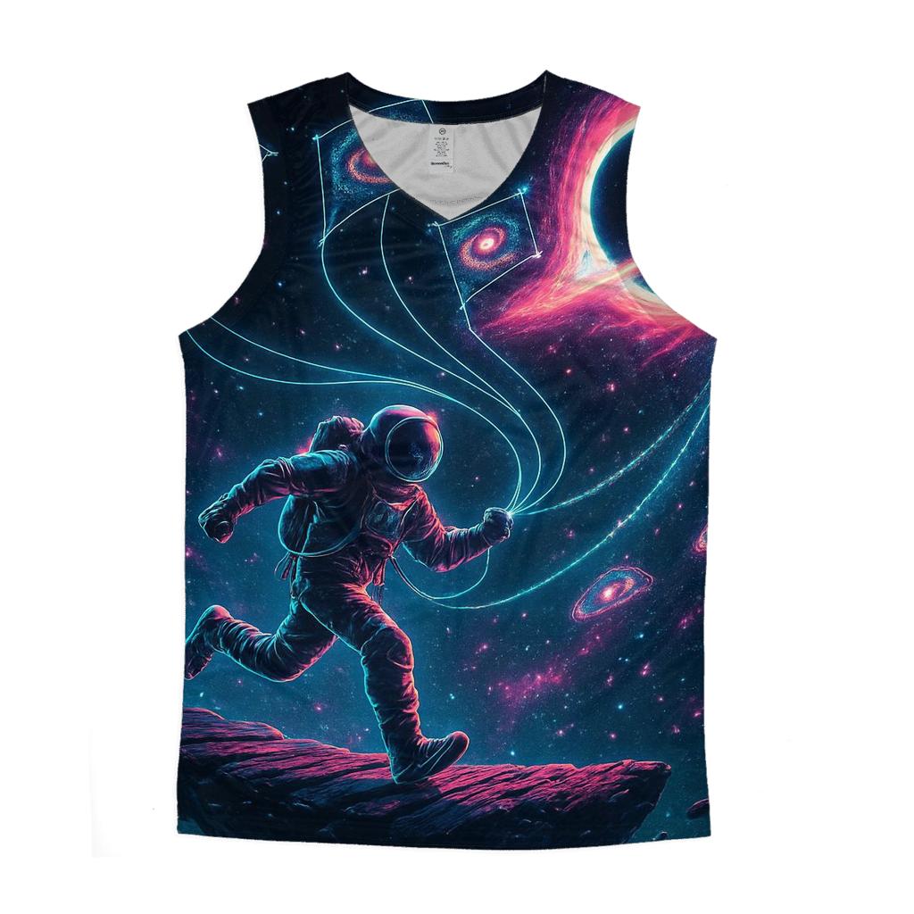 Black Hole Kite Festival cotton sleeveless tops