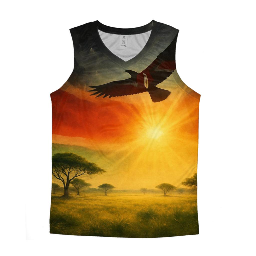 Savanna Crest Kenya sports performance tank tops