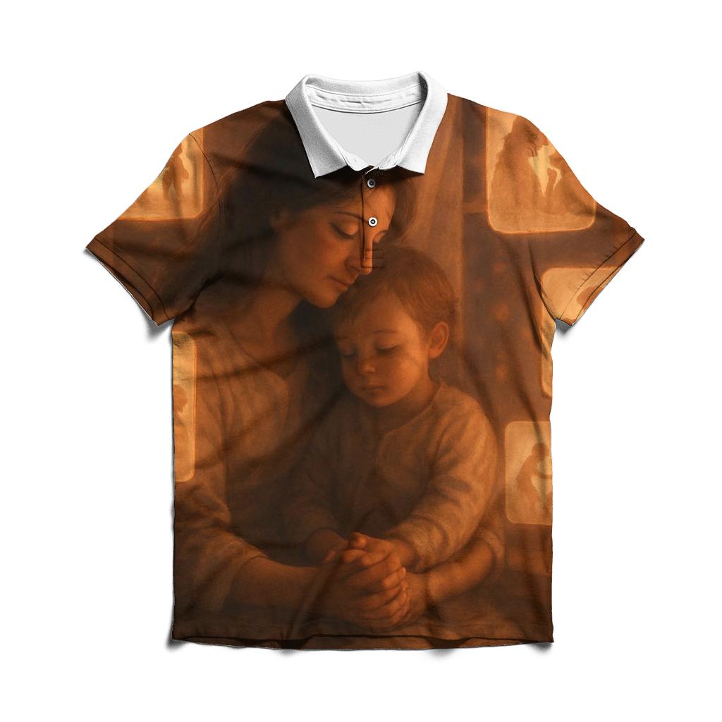 The Home Inside Her Heart premium cotton polo shirts