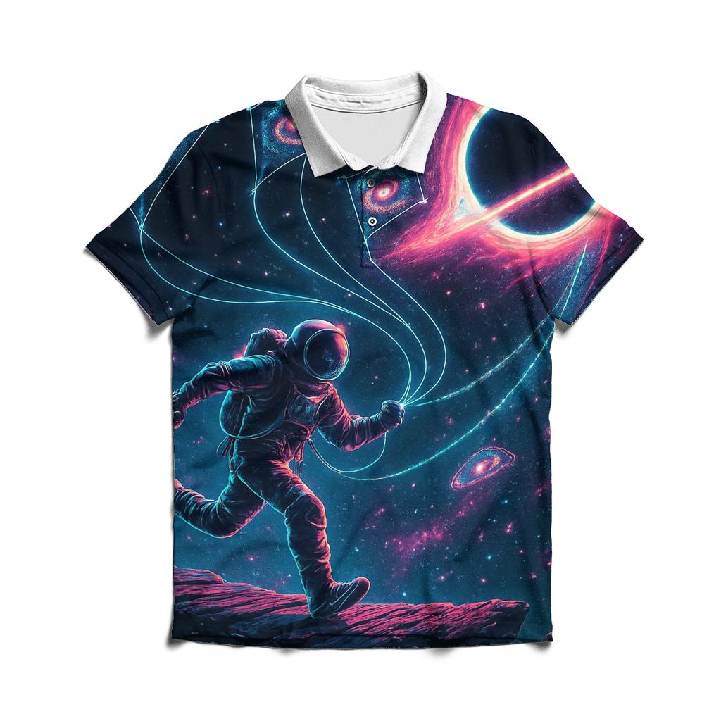 Black Hole Kite Festival personalized polo shirts