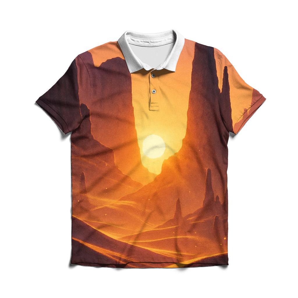 Emberwind Canyon Sundrop embroidered polo tops