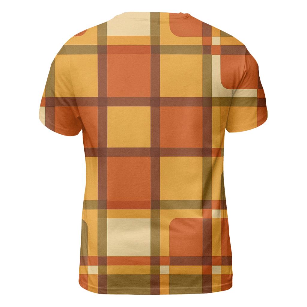 Harvest Plaid Coffeehouse Tiles personalized full print shirts