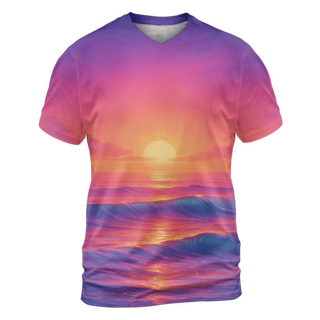 Tideglass Sunset Mirage personalized full print shirts