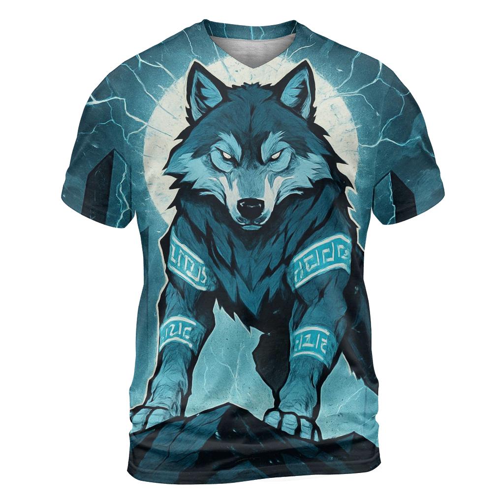 Runebound Storm Warden Wolf custom all-over print shirts