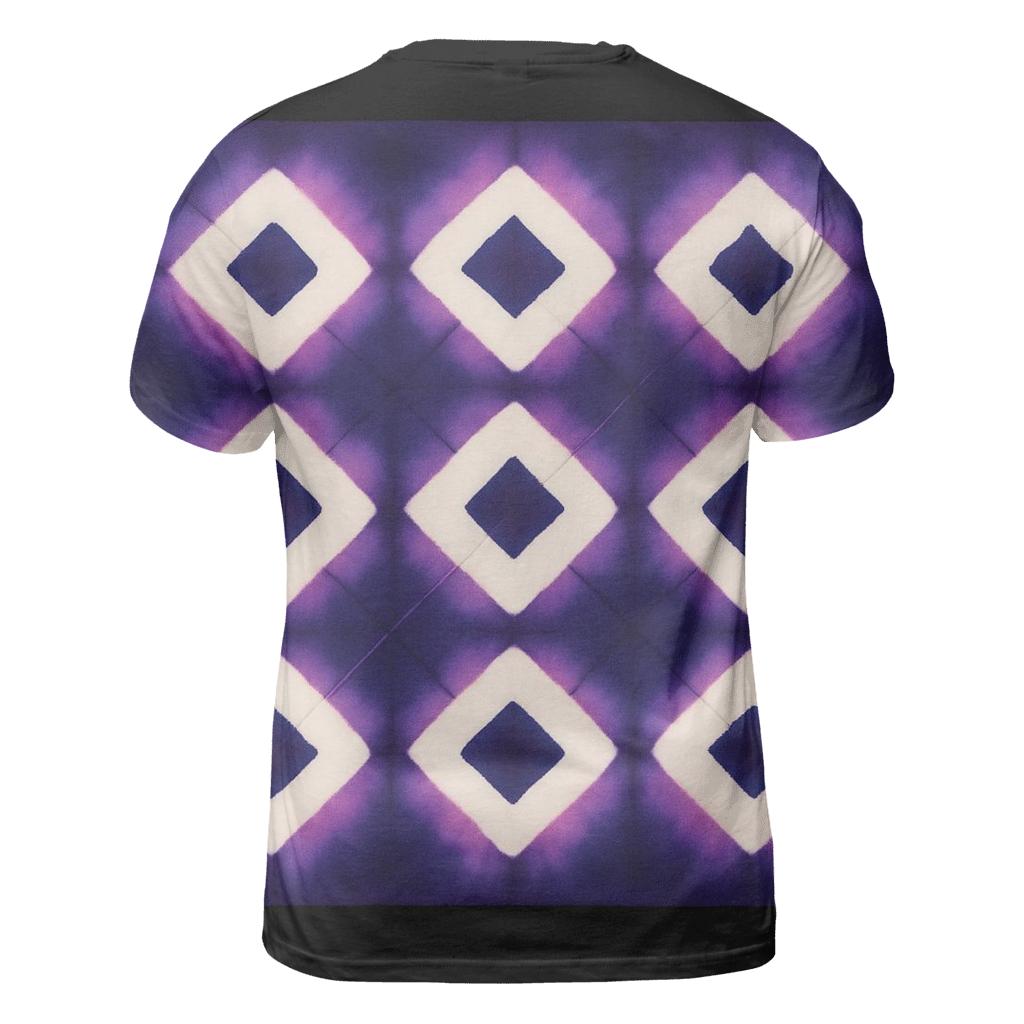 Itajime Eclipse Lattice creative print fashion shirts
