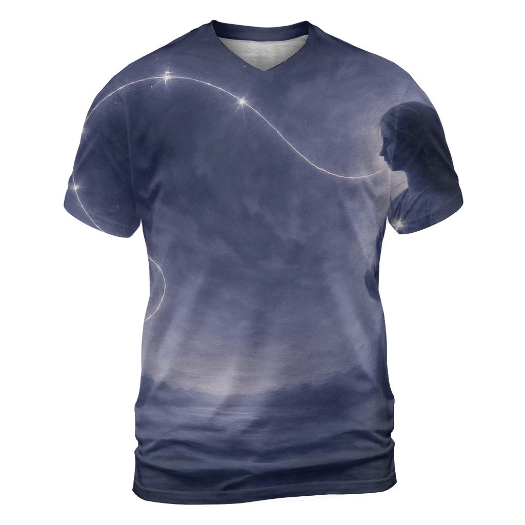 The Thread That Never Breaks vibrant all-over design tees