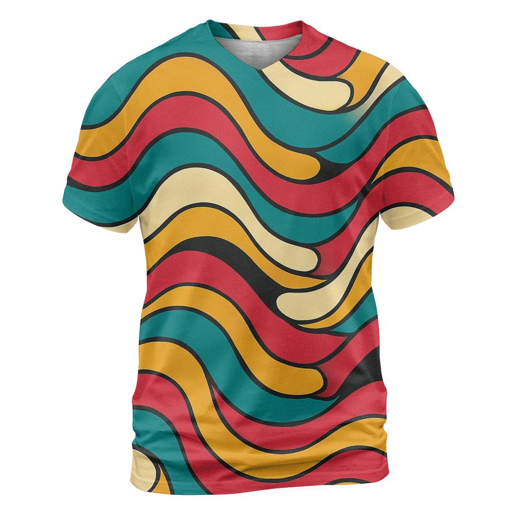 Groovy Lava Lamp Wave Bands personalized full print shirts