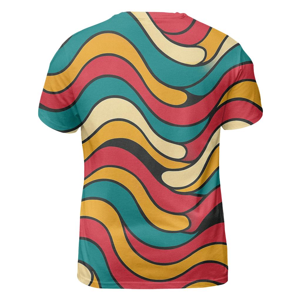 Groovy Lava Lamp Wave Bands personalized full print shirts