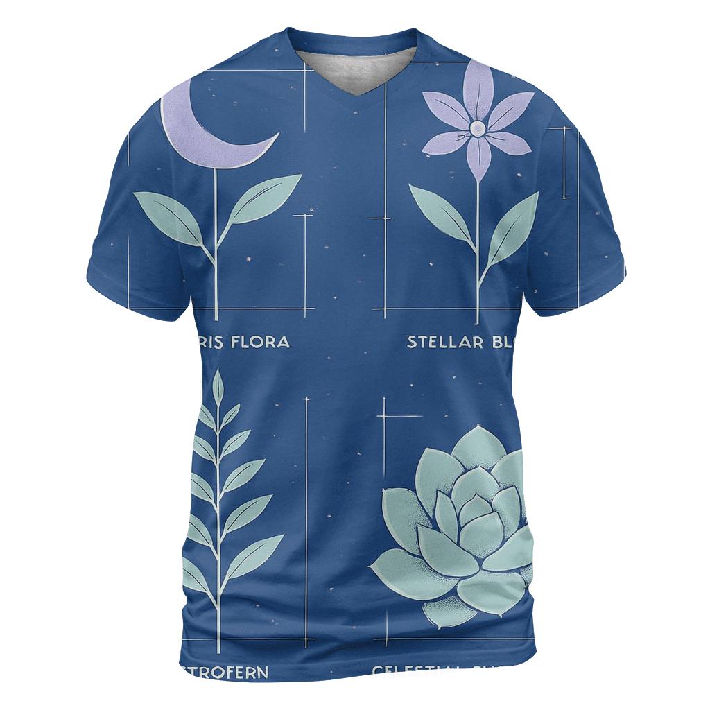 Astral Botany Blueprint designer pattern shirts