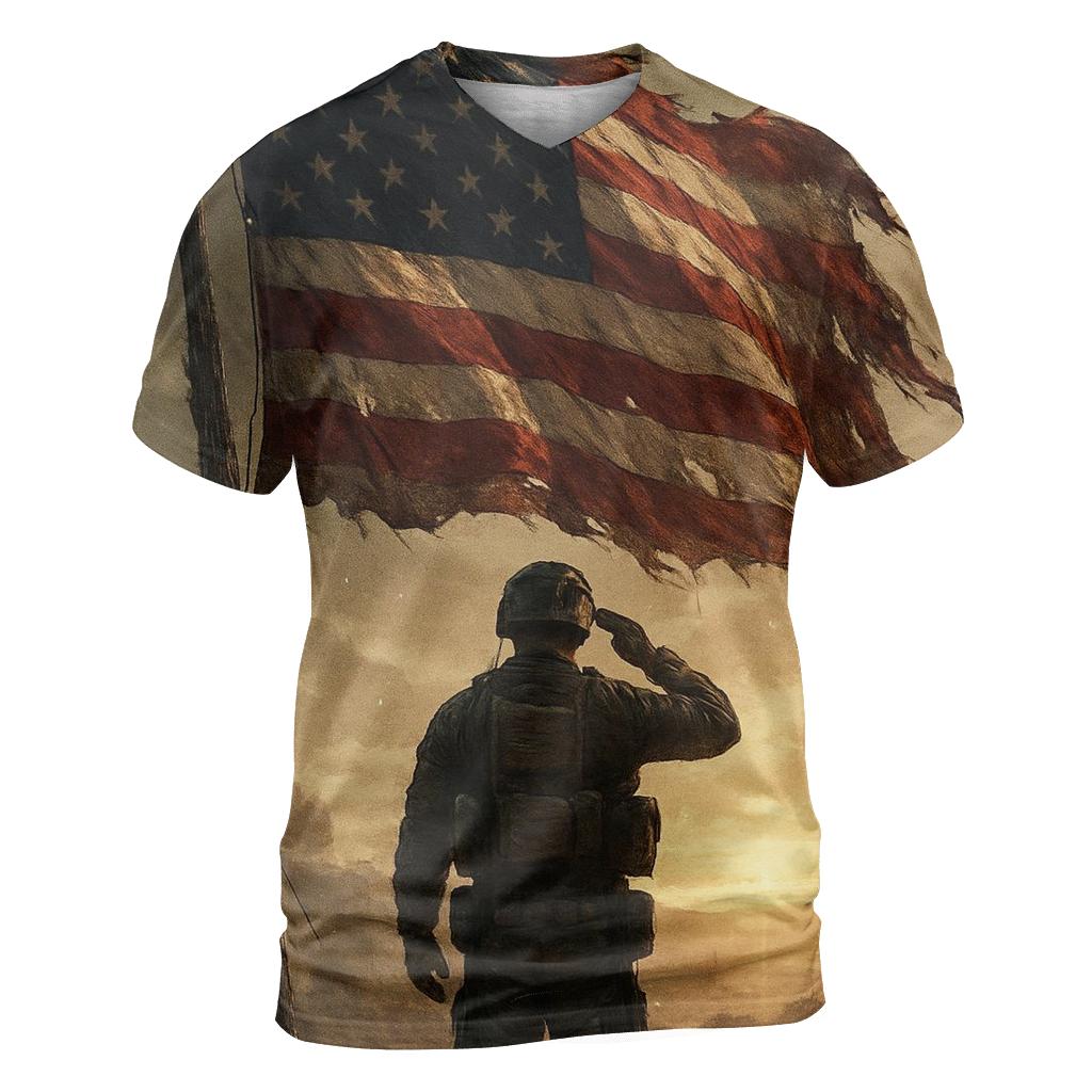 Dawn Vigil Under The Torn Stripes statement graphic shirts