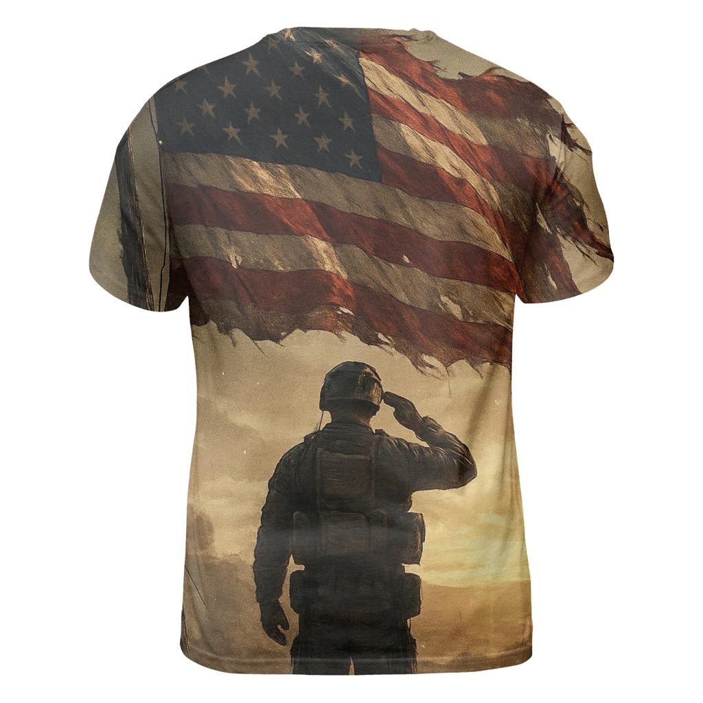 Dawn Vigil Under The Torn Stripes statement graphic shirts