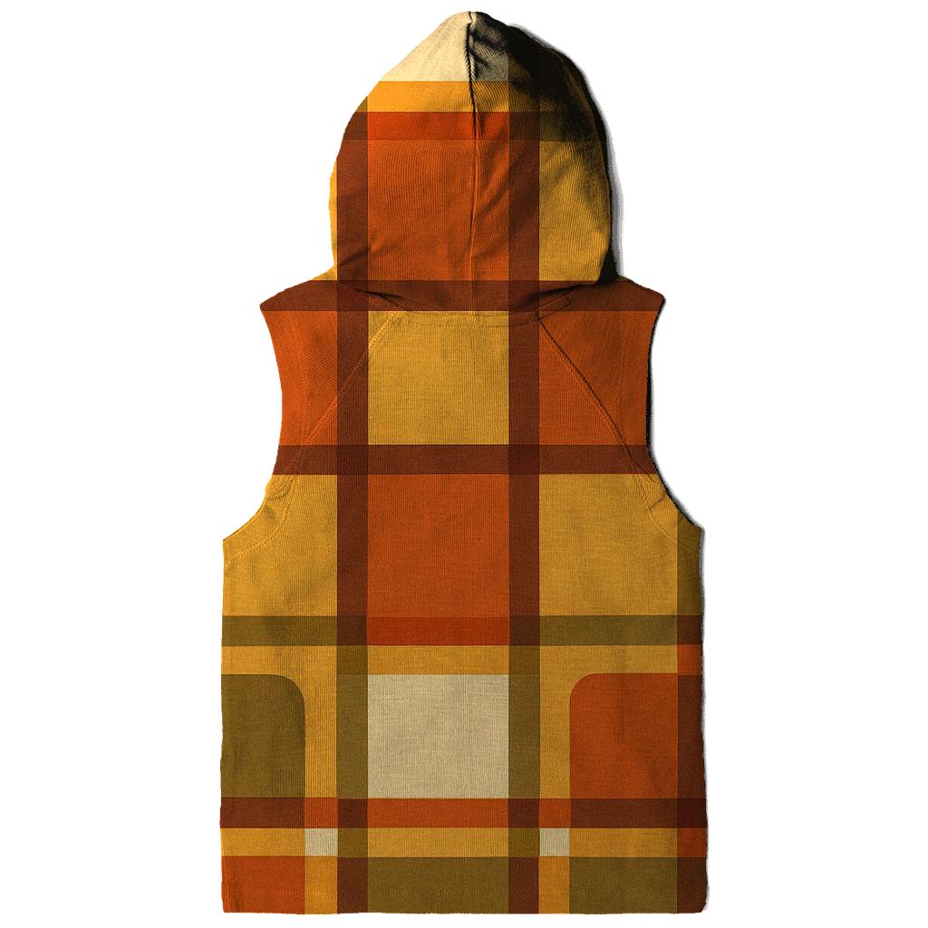 Harvest Plaid Coffeehouse Tiles embroidered hoodies