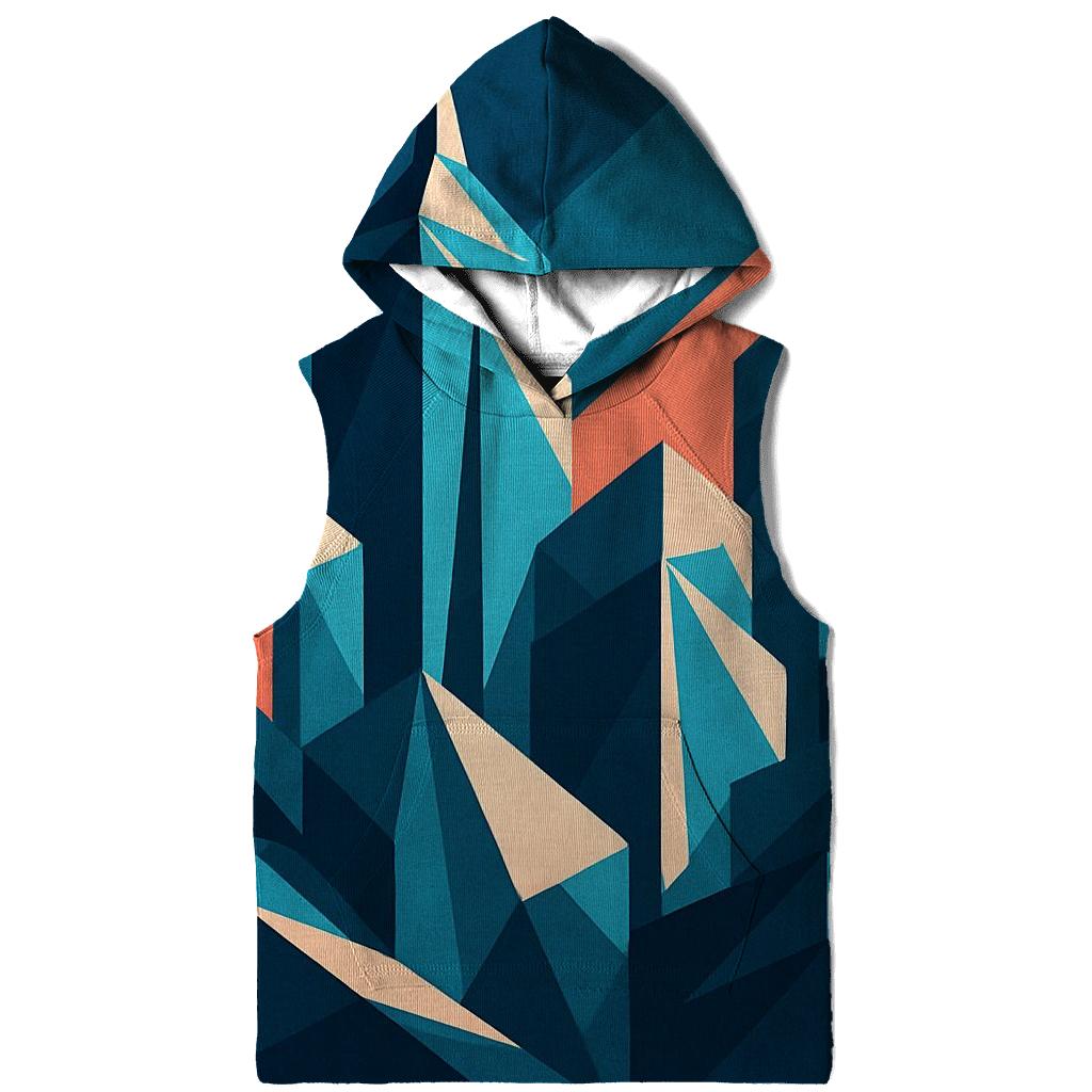 Kinetic Origami Cityscape heavyweight hoodies