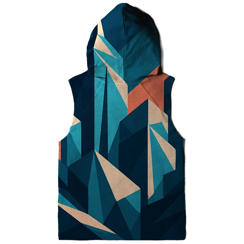 Kinetic Origami Cityscape heavyweight hoodies