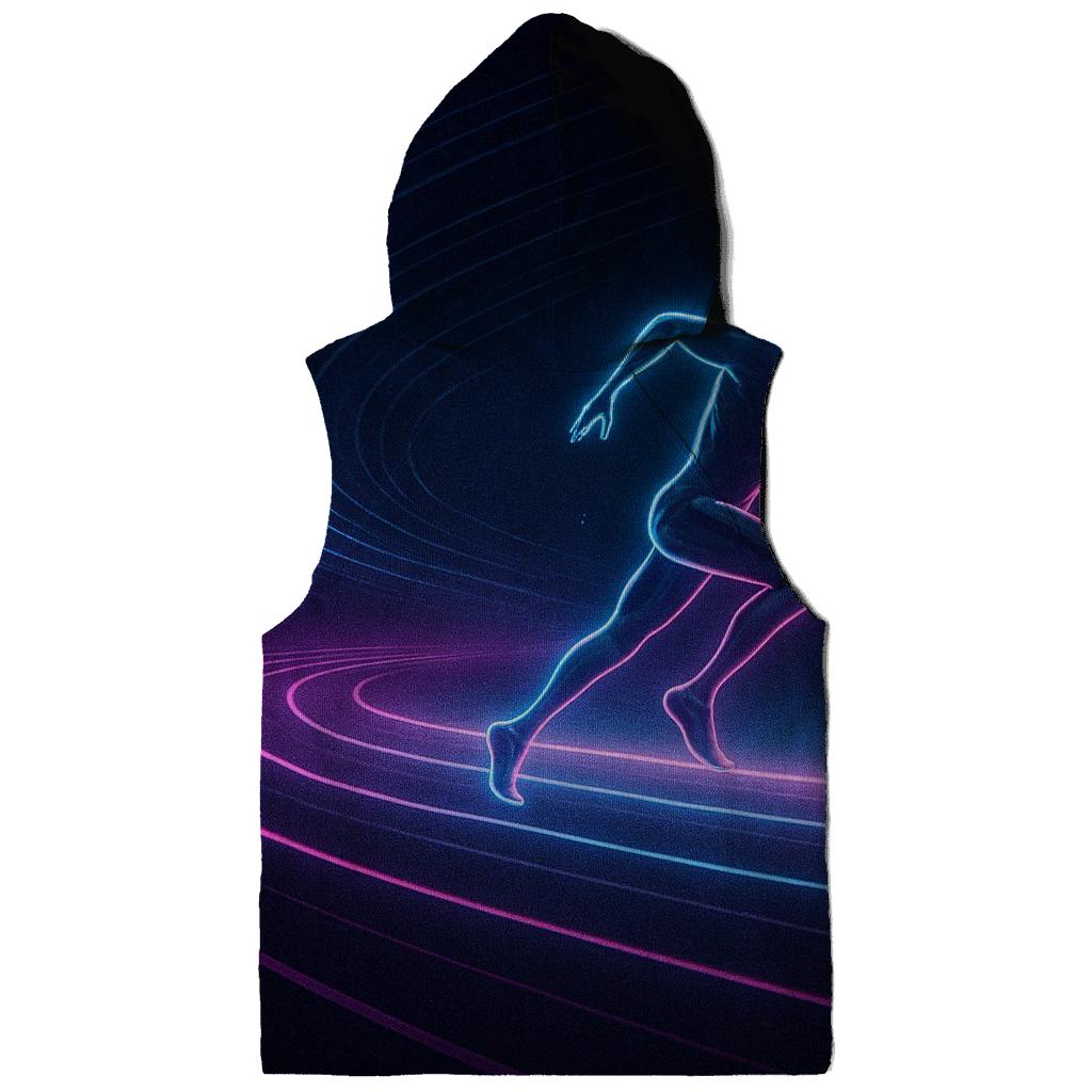 Neon Sprint Velocity Track zip-up hoodies