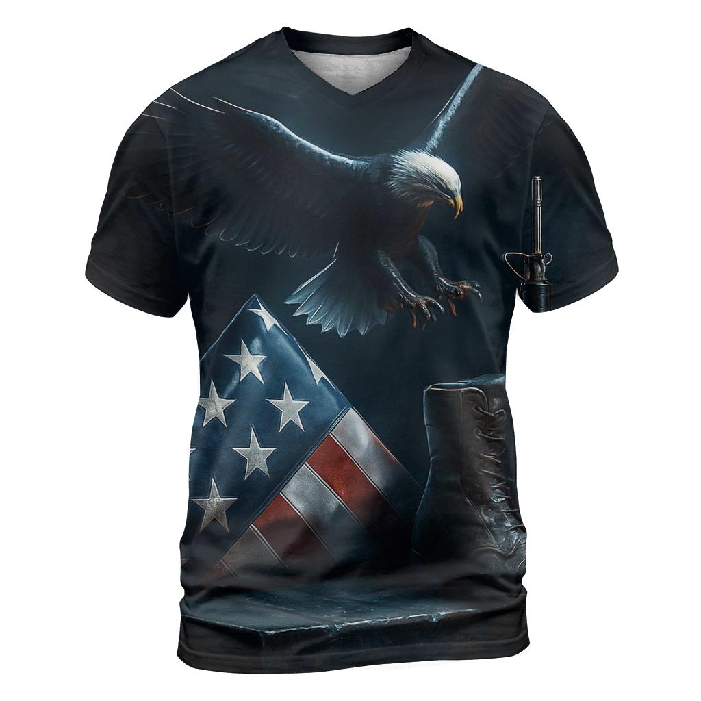 Steel Wings Over The Memorial Fold unique graphic print tees
