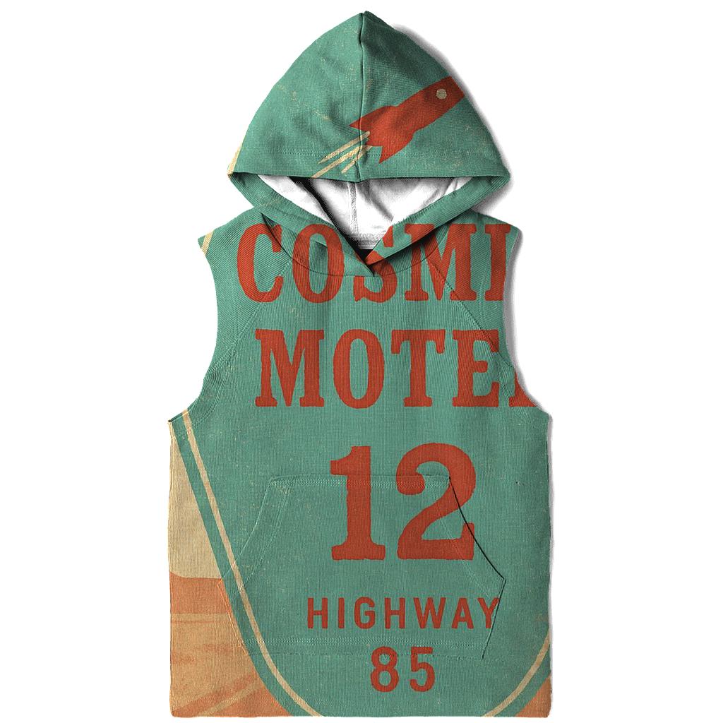 Faded Space Age Motel Key Tag Poster hoodies fashion