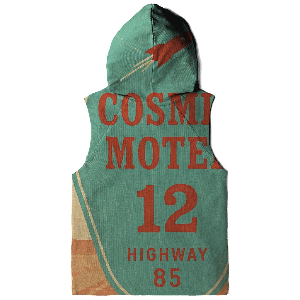 Faded Space Age Motel Key Tag Poster hoodies fashion