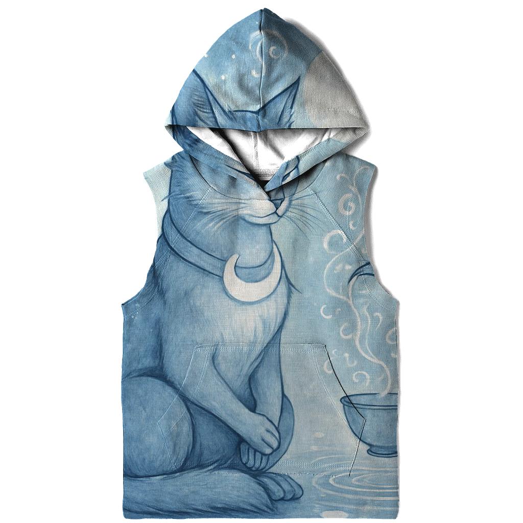 Lunar Tea Ceremony Guardian Cat graphic hoodies