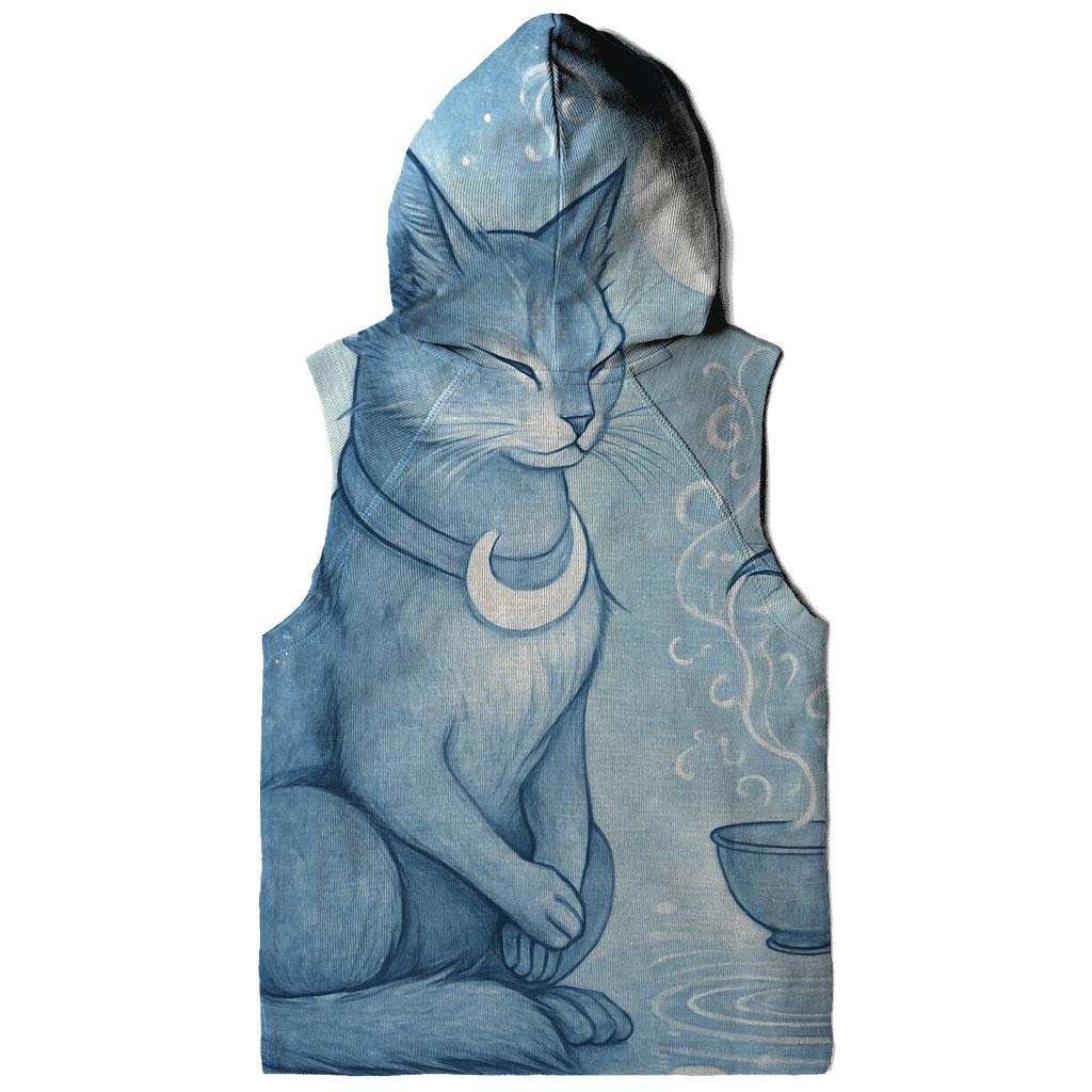 Lunar Tea Ceremony Guardian Cat graphic hoodies