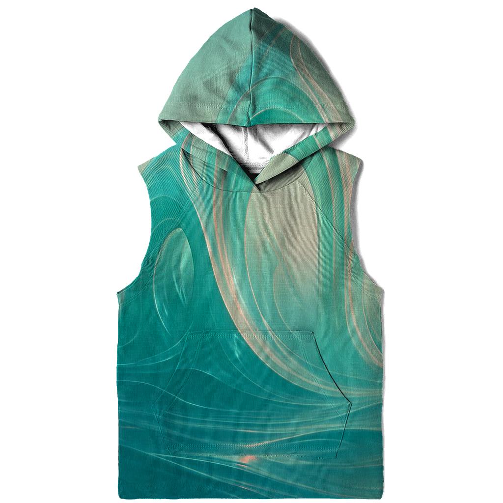 Prismatic Tide Cathedral embroidered hoodies