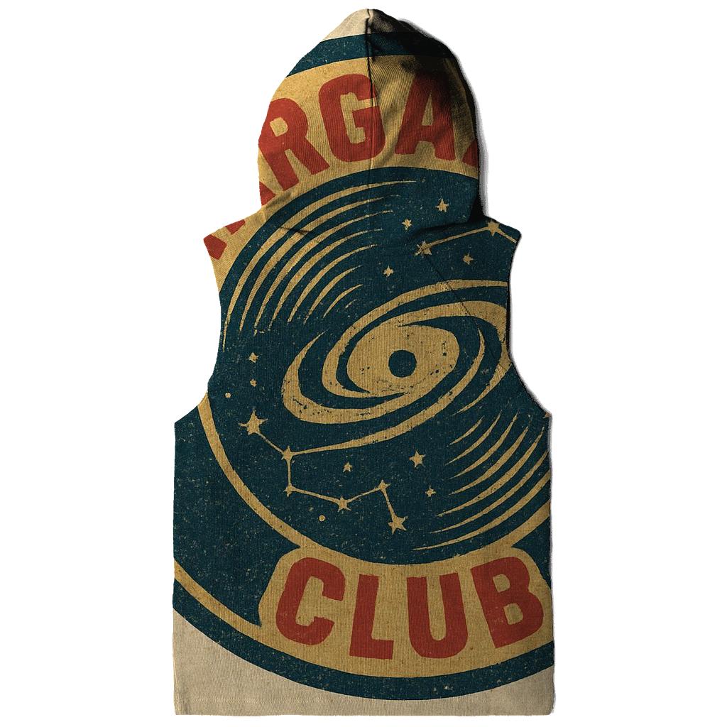 Distressed Vinyl Astronomy Club Badge lightweight hoodies