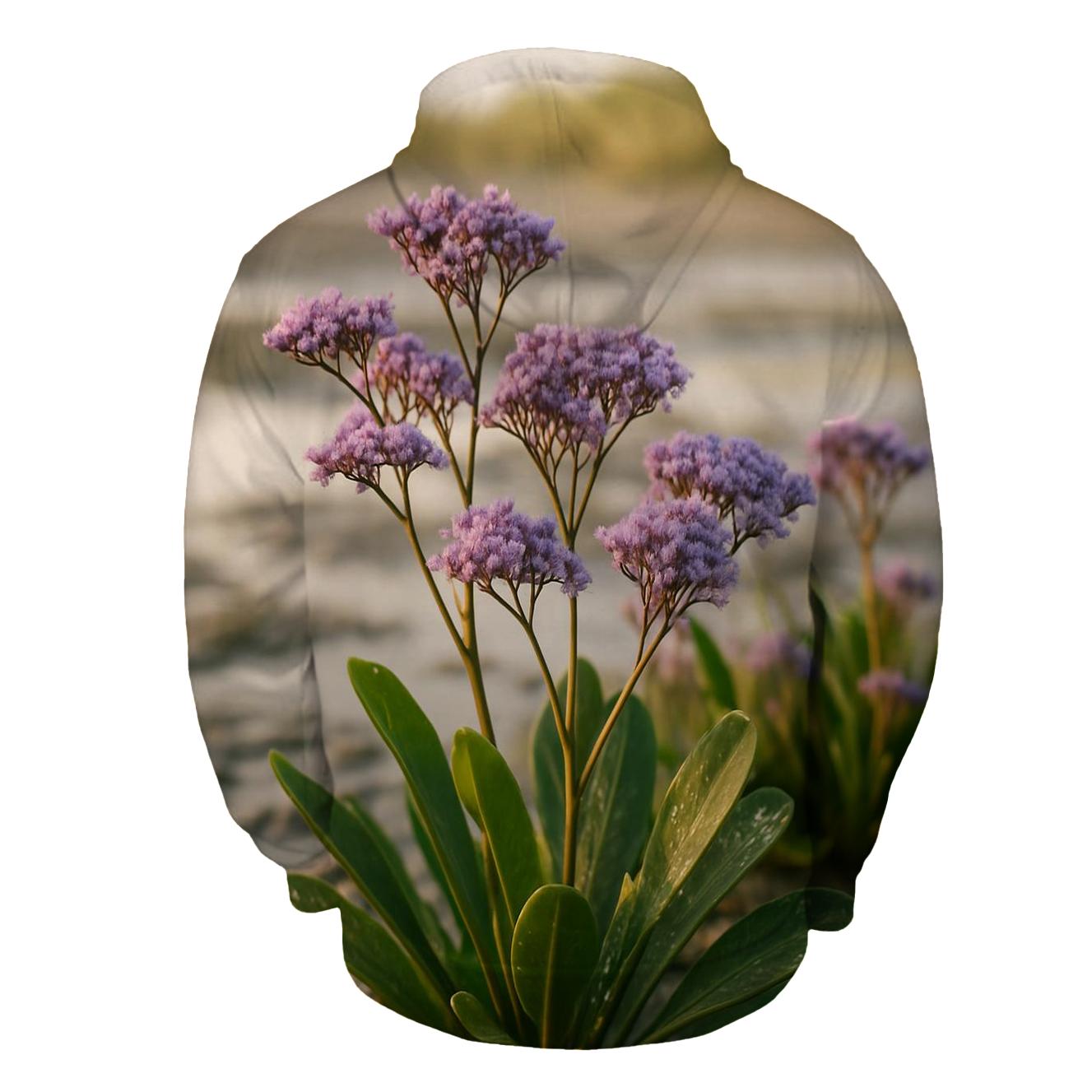 Salt Marsh Sea Lavender At Spring Tide hoodie designs