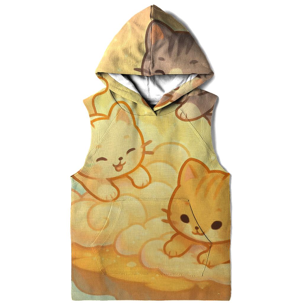 Sunrise Cloud Bakery Kittens zip-up hoodies