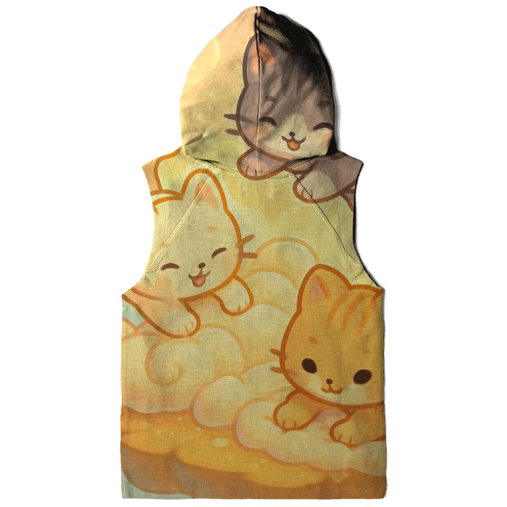 Sunrise Cloud Bakery Kittens zip-up hoodies