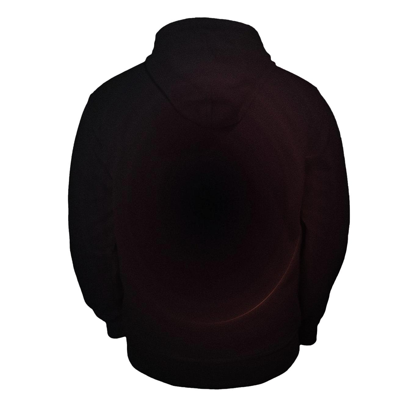 Event Horizon Velvet Gradient zip-up hoodies